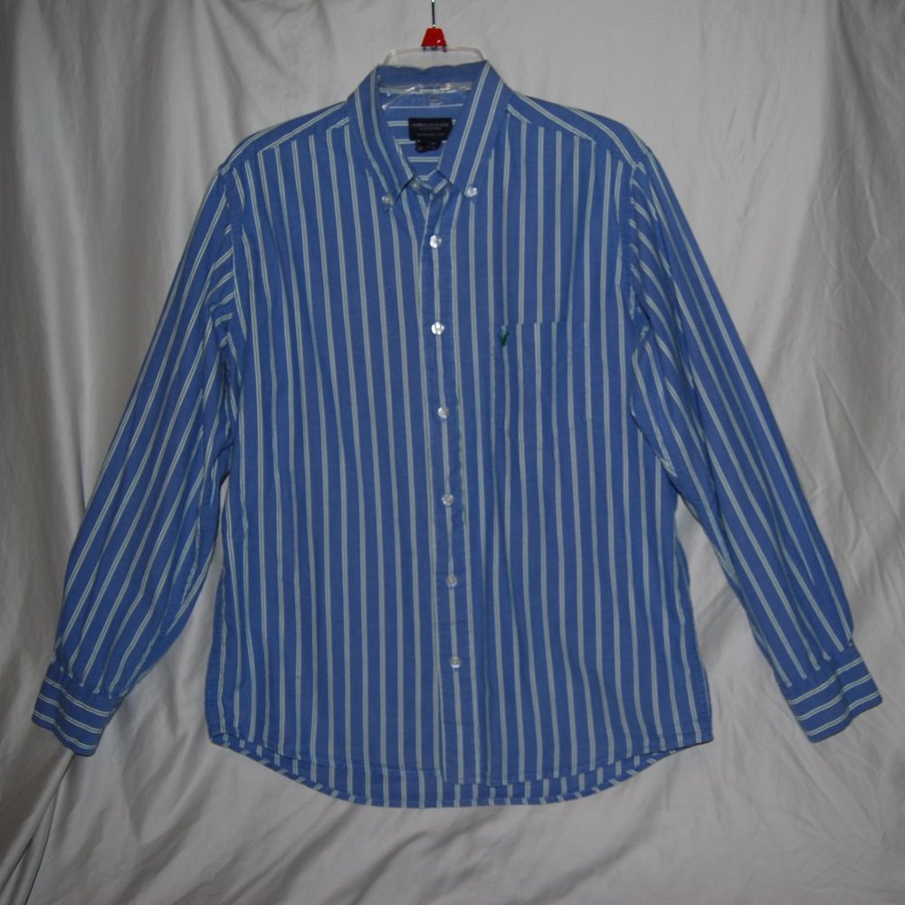 American Eagle Striped Button Down Shirt